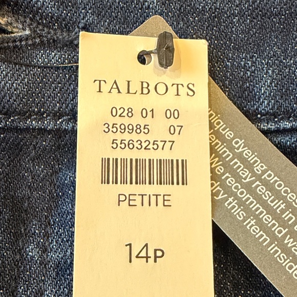 Talbots Skirt Mini Ocean Blue SIZE 14P NEW - Picture 4 of 6